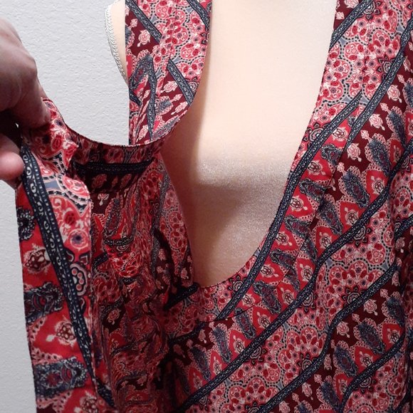 CATO Wraparound and Tie Style Top Shirt Blouse - Size Medium - Picture 7 of 8